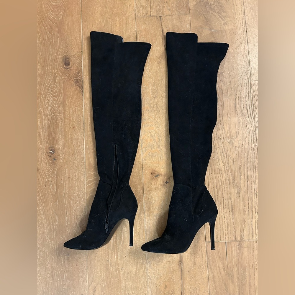 Thigh high heels size 8 Charles by Charles David